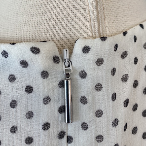 Jason Wu Ruffle-trimmed POLKA-Dot SILK-GEORGETTE dress in white - Picture 5 of 6